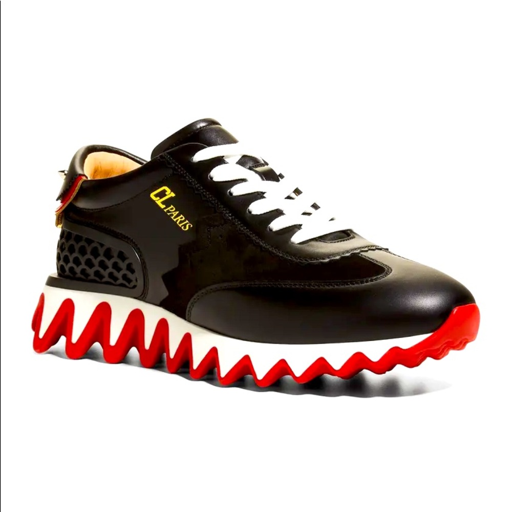 NWOT Loubishark Donna Red Sole Runner👟 Laces ONLY